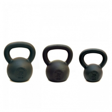 Sanden kettlebell gietijzer gecoat 24 Kilogram 450124